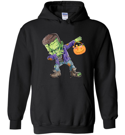 $32.95 – Happy Daboween Frankenstein Halloween Dabbing Trick Version Hoodie