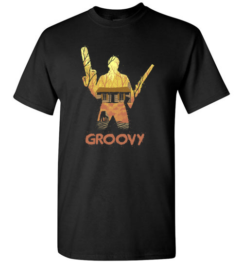 $18.95 – Groovy - Ash Williams Halloween T-Shirt