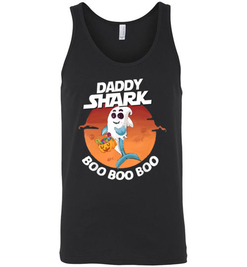 $24.95 – Daddy Shark Boo Boo Boo Halloween Version Unisex Tank