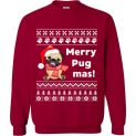 Merry Pugmas Christmas Sweater Funny Gift for Pug Lovers