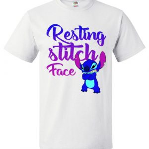 Resting Stitch Face Funny Tee Shirt, Great Stitch Tee shirt gift