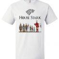 House Stark Game of Thrones and Iron Man Tee Shirt
