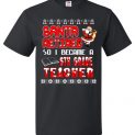 $18.95 - Santa retired so I became a 6th grade teacher T Shirt
