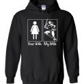 $32.95 - Wonder Woman Your Wife My Wife Funny Hoodie