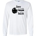 $23.95 - Star Wars: Love You To The Moon And Back Canvas Long Sleeve T-Shirt