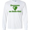 $23.95 - Everyone loves an Irish Girl Funny St. Patrick's Day Canvas Long Sleeve T-Shirt