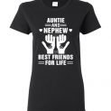 $19.95 - Auntie and Nephew Best Friends For Life Funny Family Lady T-Shirt