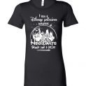 $19.95 - I am a Disney Princess unless Hogwarts sends me a letter funny Lady T-Shirt
