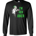 $23.95 - Her Joker – His Harley Quinn Funny Canvas Long Sleeve T-Shirt