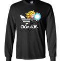 $23.95 - Dragonball: Songoku Kamehameha Adidas Canvas Long Sleeve T-Shirt