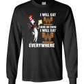 $23.95 - Whataburgeraholic: I will eat Whataburger here or there, I will eat Whataburger every where funny Canvas Long Sleeve T-Shirt