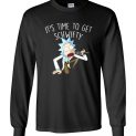 $23.95 - Rick and Morty Funny Shirts: It’s Time to Get Schwifty Canvas Long Sleeve T-Shirt