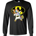 $23.95 - Batman funny Shirts: Unicorn Dabbing Funny Canvas Long Sleeve T-Shirt