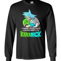 $23.95 - Rick and Morty Shirts: I Turned Myself Into A Saiyan Morty, I’m Kakarick Canvas Long Sleeve T-Shirt