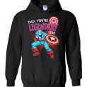 $32.95 - Marvel Captain Legendary Dad Father’s Day Graphic Hoodie