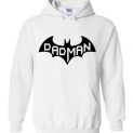 $32.95 - DadMan Funny Batman Shirts for Dad in Father's Day Hoodie