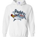 $32.95 - Happy Fathers day Tough Guy: Cigar Smoking Daddy Shark for Crypto Investor Hoodie