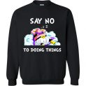 $29.95 - Majin Buu DragonBall Funny Shirts: Say no to doing things Sweatshirt
