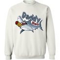 $29.95 - Happy Fathers day Tough Guy: Cigar Smoking Daddy Shark for Crypto Investor Sweatshirt