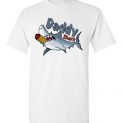 $18.95 - Happy Fathers day Tough Guy: Cigar Smoking Daddy Shark for Crypto Investor T-Shirt