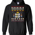 $32.95 - Bud Light Christmas Shirts: Dilly Dilly Ugly Hoodie