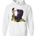 $32.95 - Funny Super Heroes Shirts: Jesus pardon Thanos Hoodie