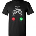$18.95 - My bicycle is Calling tshirt, mobile call funny T-Shirt