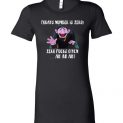 $19.95 - Count von Count funny Shirts: Today’s Number is Zero Fucks Given Ah Ah Ah Lady T-Shirt