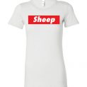 $19.95 - Funny Supreme Shirts: Sheep (iDubbbz Merch iDubbbztv) Lady T-Shirt