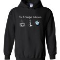 $32.95 - I’m a simple woman likes coffee Lipstick and BMW funny Hoodie