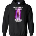 $32.95 - Funny 7 Dragon Balls Shirts: Goku - I am not the hero you wanted, I’m the monster you needed Hoodie