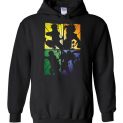 $32.95 - Funny Anime shirts: Action anime silhouettes Hoodie