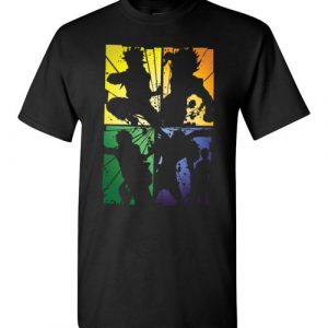 $18.95 - Funny Anime shirts: Action anime silhouettes T-Shirt