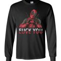 $23.95 - Official Deadpool Shirts: Fuck you love you funny Long Sleeve Shirt