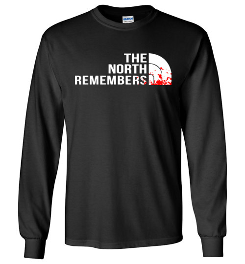 game of thrones north face t shirt