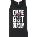 $24.95 - Funny Anime lady shirts: Cute but deadly Unisex tank