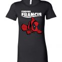 $19.95 - Funny Deadpool Clown Fish shirts: Finding Francis Lady T-Shirt