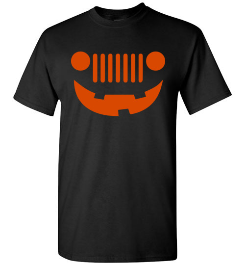 $18.95 - Funny Happy Jeepinit Halloween shirts: pumpkin jeep T-Shirt