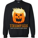 $29.95 - Trumpkin make halloween great again funny Halloween funny Sweatshirt