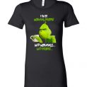 $19.95 - The Grinch funny shirts: I hate morning people and mornings and people Lady T-Shirt
