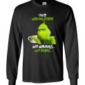 $23.95 - The Grinch funny shirts: I hate morning people and mornings and people Long Sleeve Shirt