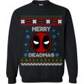 $29.95 - DeadPool Christmas Sweater Merry Deadmas Sweatshirt