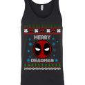 $24.95 - DeadPool Christmas Sweater Merry Deadmas Unisex tank