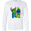 $23.95 - Baby Grinch and Stitch funny Long Sleeve