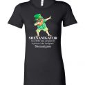 $19.95 - St. Patrick Day funny Shirts: Irish - Shenanigator a person who instigates shenanigans Lady T-Shirt