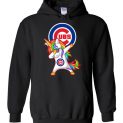 $32.95 - Funny Chicago Cubs Shirts: Unicorn Dabbing Hoodie