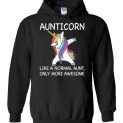 $32.95 - Funny family shirts: Aunticorn like a normal aunt only more awesome Hoodie