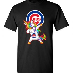 $18.95 - Funny Chicago Cubs Shirts: Unicorn Dabbing T-Shirt