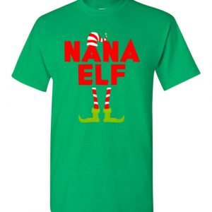 $18.95 - Nana Elf Funny Matching Christmas Costume T-Shirt