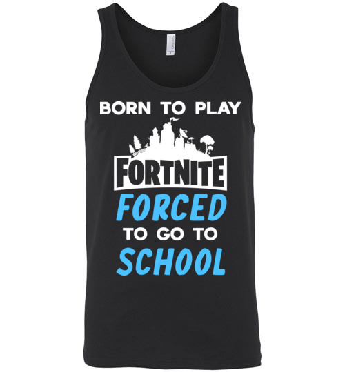 Cool Roblox T-shirt for Kids Born to Play Forced to Go to 